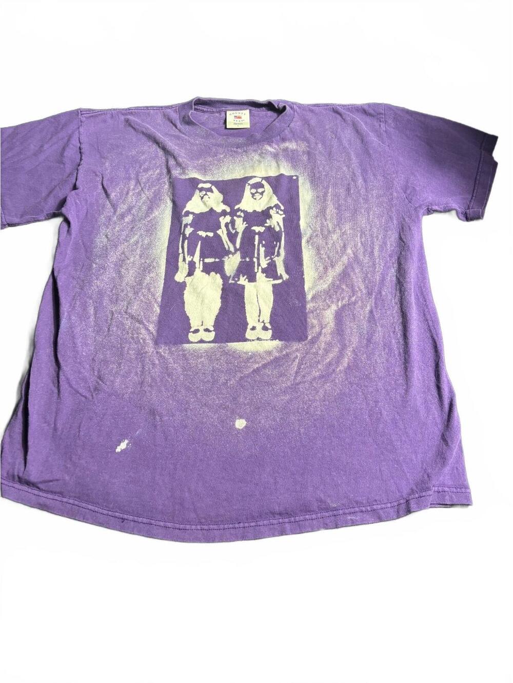County Seat Vintage Purple Graphic T-Shirt Size L